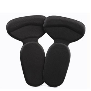 T Shape Sponge Heel Stickers Shoe Cushion Heel Protector for Shoes High Heels Inserts Heel Pads Shoe Adjuster Women Half Insoles Change Shoes From Big To Small Anti-wear Heel Stickers Anti-drop Heel Half-size Pads High-heel Insoles