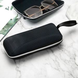 Kotak Tempat Kacamata Hardcase EVA Motif Mesh Black Hitam