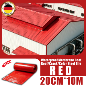 ✨50 years without leaking✨Waterproof Membrane Roll Self-Adhesive UV & High Temperature Resistant Leak Repair Membrane tape for Roof Bubong Bathroom Balcony Basement Cement Wall Swimming Pool Outdoor Easy Install for Philippines Tropical Climate Use