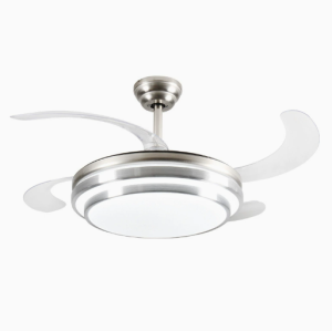 Ceiling Fan with Light Remote Control Big Size Outdoor Ceiling Fan Light Modern Silent 6 Speeds Ceiling Fan Chandelier For Living Room Kitchen Dining Bedroom