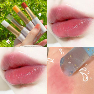 Lip Balm Color Changing Moisturizing Gold Foil Lip Gloss Natural Lasting Carrot Lip Stick Glaze Lip Primer Makeup Lip Care Oil
