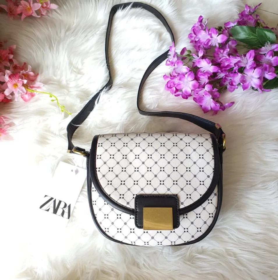 Zara Geometric Print Cross Body Bag