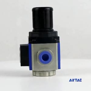 Van điều chỉnh áp suất khí nén Van lọc hợp kim nhôm Đồng hồ đo áp suất tiêu chuẩn khung kim loại GR200-08