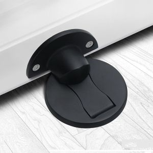 ESH63 Windproof Invisible Floor Mount Self-locking Mechanical Furniture Door Door Stopper Hardware Safety Catch Door Holder