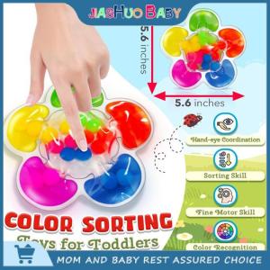 JiaShuo Baby Toy Màu phân loại cảm giác đồ chơi cho trẻ mới biết đi 3-5 mầm non học tập hoạt động du lịch Đồ chơi Montessori tự kỷ yên tĩnh bồn chồn đồ chơi