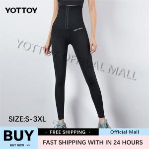 YOTTOY Yoga Leggings Shrink abdomen High Waisted Athletic Pants Stretchy Fabric Workout Sports leggings for Women