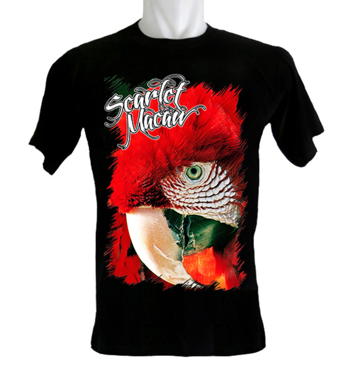 Indoshirt Baju Kaos Distro Burung Scarlet Macaw (2w9) Lazada - Main Image