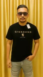 ✅ Giordano mens short sleeve cotton print t-shirt casual cool tee .C