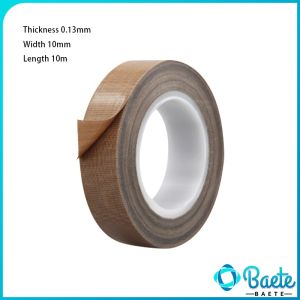 Baete Resistant High Temperature Tape Sealing Tape 10m*0.13mm Width 10mm/15mm/19mm