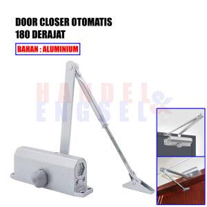 Alat Penutup Pintu Otomatis DOOR CLOSER Automatic Perlengkapan Tutup Pintu Kantor 180 Derajat