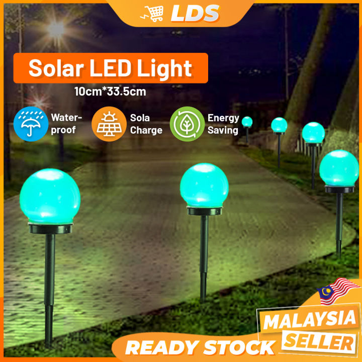 Solar Panel Ball LDS LED Outdoor Solar Light Energy Powered Landscape Lamp Garden Street ...
