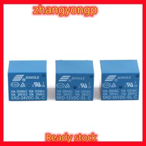 [ZY] Legend 10 chiếc Rơ Le Rơ Le điện một chiều 5V 12V 24V SRD - 250VAC 10A 5pin