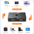 Jasoz HDMI Switch Bi-Direction 4K 60Hz HDMI Switcher 1x2/2x1 Adapter in 2 Out & 2 in 1 Out Converter for PS4/3/5 TV Box. 