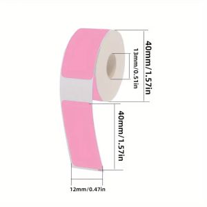TANTUANG 12mm×40mm Adhesive Label Maker Paper Colorful 160/Roll Laminated Labeling Paper High Quality Label Tape Print Stickers Office Supplies