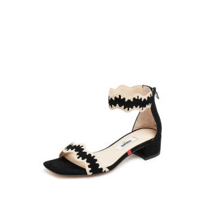 Staccato Womens Block High Heel Sandals รองเท้าแตะผู้หญิง รองเท้าส้นสูง 9SP01