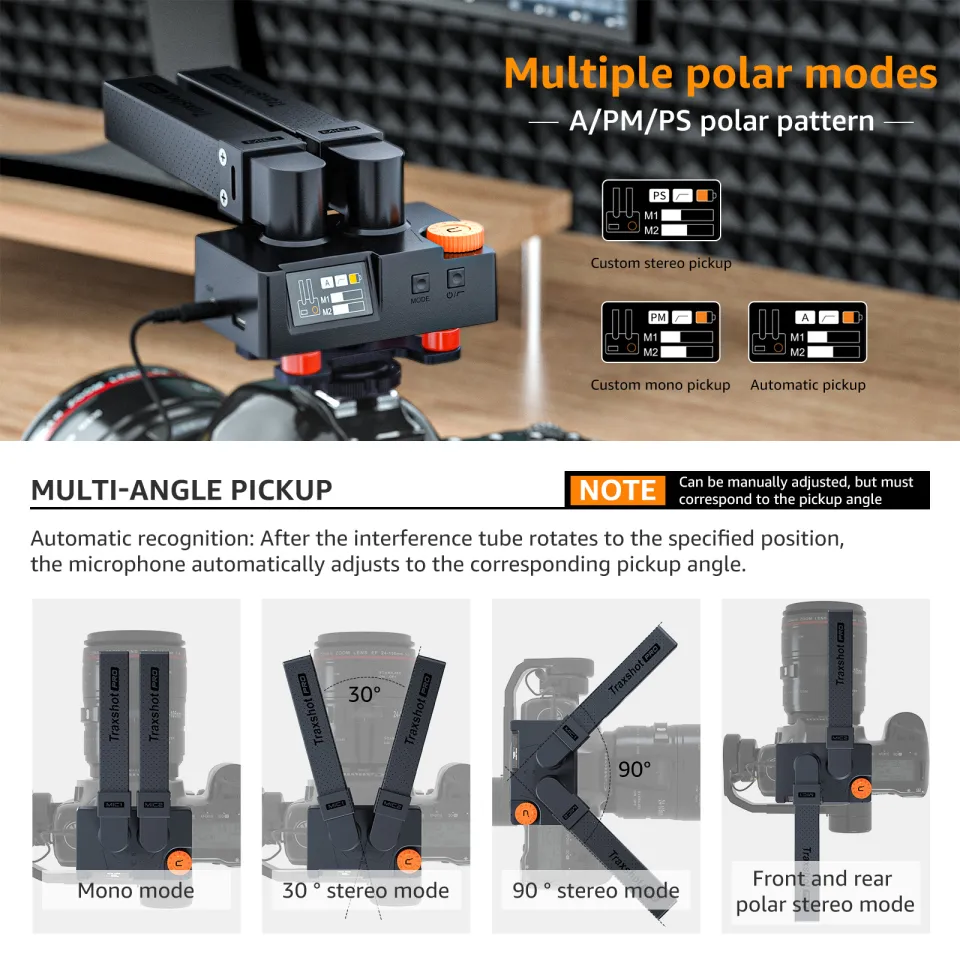 Comica Traxshot PRO Super Cardioid Transformable All-in-One