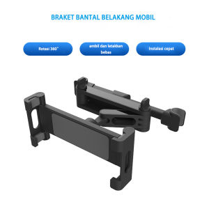 (COD dalam Stok Dikirim Dari Jakarta)Lintas batas populer braket bantal belakang mobil tablet komputer klip kursi belakang mobil ponsel peregangan braket teleskopik