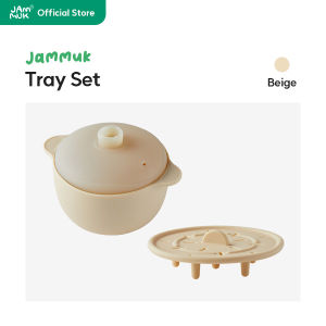[Malang Honey] JAMMUK Baby Food Silicone Multi Steamer with Lid (Tray Set/Topping Divider Set) Used for microwave oven/steamer/rice cooker