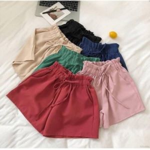 CELANA HOTPANTS KNIT PREMIUM TERBARU KOREAN STYLE
