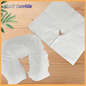 [Clark Carrida] Disposable Non-Woven Headrest Pillow Paper Beauty Spa Salon Bed Table Cover