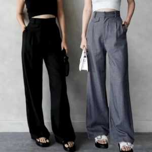 oro pants highwaist korea style celana kulot wanita panjang oro pants premium