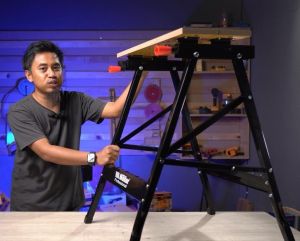 Portable workbench saw - meja tukang kayu craft - meja kuda kuda work bench max 100kg meja kerja Lipat - Foldable PORTABLE BENCH