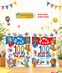 Sách - Combo 2 cuốn My First 100 Words (Hơn 120 Stickers) - ndbooks