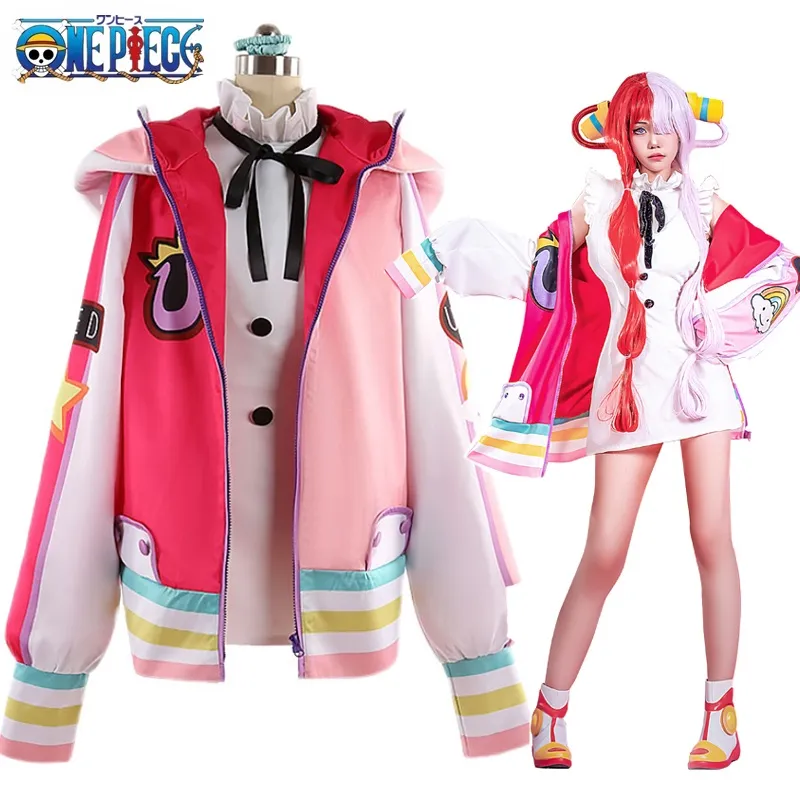 Anime One Piece Film Red Uta Cosplay CostumeWomen Cute Dress