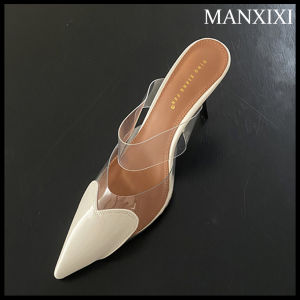 MANXIXI Fashion Women High Heels 3.54 Inches Beautiful Love Sandals (Size 35-40)