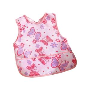 Skin Friendly Sleeveless Baby Feeding Bib for Weaning Mess Free Mealtime Smock with Easy Cleaning Design