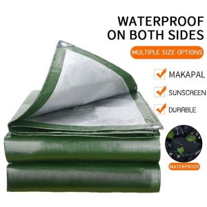 Trapal waterproof makapal Outdoor Tolda Tarpaulin trapal(with holes)thic