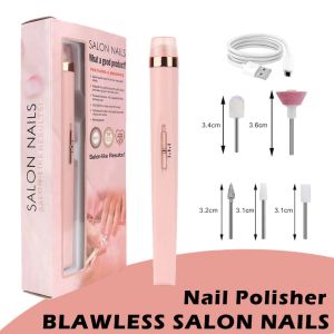 OJIO  Alat Pengikir Kuku Set Manicure 5 In 1 Electric Nail Polisher Kit USB Set Manikur 5 In 1 Kikir Kuku - Blawless Salon Nail Alat Kikir Kuku