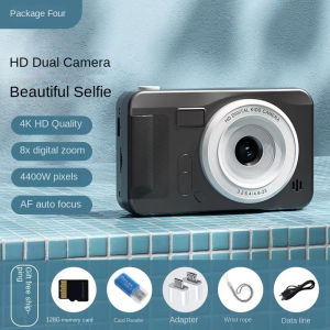 Kids Digital Camera 8X Zoom Dual Camera Small Portable Selfie Camera