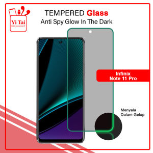 YITAI - Glow In The Dark Tempered Glass Spy Infinix Note 11 Pro