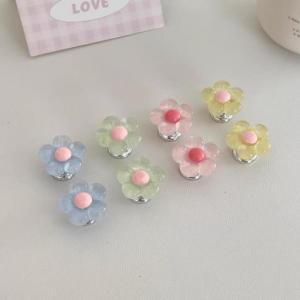Nút Xả Bồn Cầu Hình Hoa Trong Suốt Dễ Thương – Set 3 cái – Trang Trí Nhà Vệ Sinh Độc Đáo Nhiều Màu