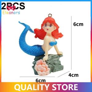 [Eleanor] 2Pcs Aquarium Treo Nàng Tiên Cá Bức Tượng Trang Trí Đẹp Nàng Tiên Cá Bể Cá Bàn Trang Trí Thủ Công Mỹ Nghệ Cho Aquarium Cảnh Quan