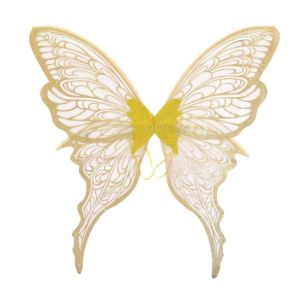 BESTWEST Sparkling Fairy Wings Lightweight Plastic Material Elf Wings Beautiful Realistic Butterfly Wings Halloween