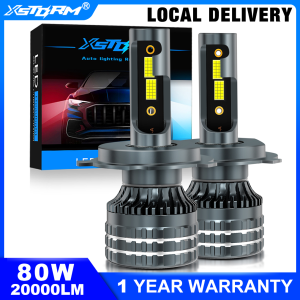 XSTORM H4 Led H7 H11 led 9005 HB3 Canbus 80W 20000LM CSP Chips Car Headlight Bulb for Automobiles Lamp 12V 5300K