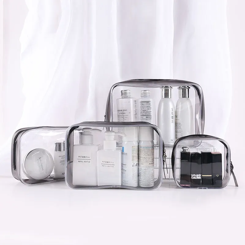 HH Tas Kosmetik Transparant Pouch Travel Make Up Bag Organizer