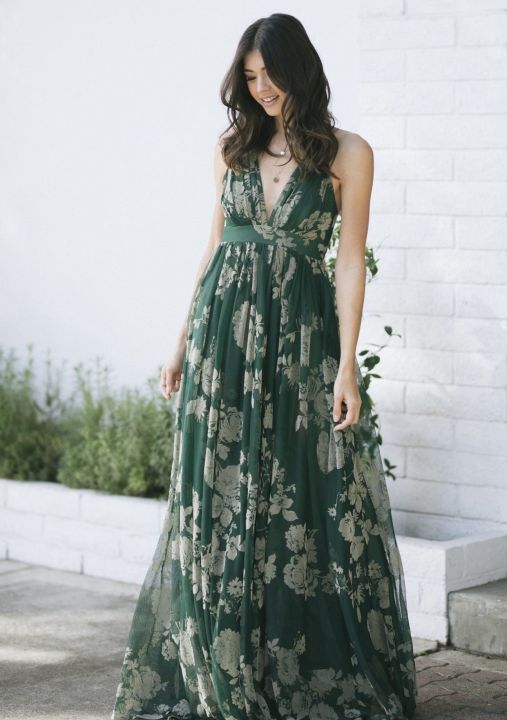 24SS ENFOLD MIX FABRIC COMBI DRESS 36 Tropic Lifestyle Maxi