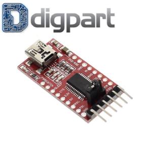 FT232RL FTDI USB 3.3V 5.5V To TTL Serial Adapter For Arduino Merah