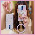 Back Cover bracelet Phone Case For Alcatel 3 2019 Dirt-resistant funny Waterproof soft case Anti-knock Cartoon cute ring. 