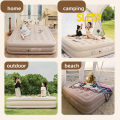 MODOFO 🔥Inflatable Air Bed Double Size with Electric Pump Automatic Portable Foldable For Camping Tent camping air bed. 
