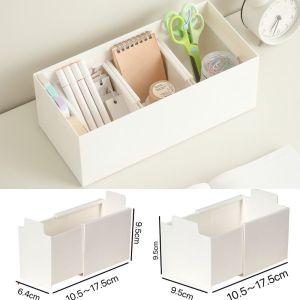 NEXTYOO Đa chức năng Hộp đựng đồ Có thể mở rộng Có thể điều chỉnh Hộp chia ngăn Tiết kiệm không gian Đồ dùng văn phòng phẩm để bàn