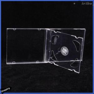 【jianzhanqinl】 Transparent Bottom CD Box Empty CD Case PP Plastic CD Case CD Case Capacity 1-2 Discs