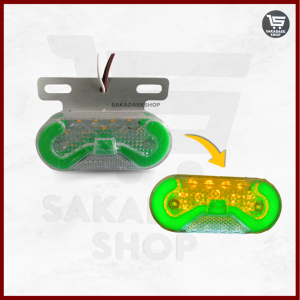 Super Terang Lampu Led Bak Truk Fuso Model Kekinian Tronton Bis Lampu Samping Bak Sen Diam 24V Universal Car Bis Truck