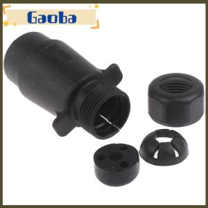 Gaoba 12V 7 Way Round Standard European Car Plug Connector 7 Pin Socket Plugs Trailers