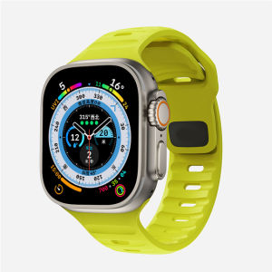 For apple watch series 10 9 8 7 6 5 4 se Band 44mm 45mm 42mm 46mm 41mm 42mm 40mm 38mm Soft Silicone Strap smart watch band sport Watchband apple watch Ultra / Ultra 2 49mm bracelet