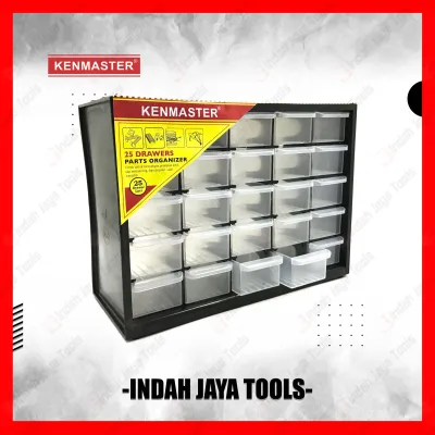 KENMASTER Rak Susun Mini Drawer 25 Slot Laci Penyimpanan Aksesoris
