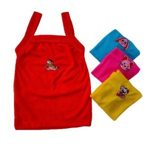 Amelie Store - Kaos Singlet Bordir Anak Motif Kartun 6 Pcs